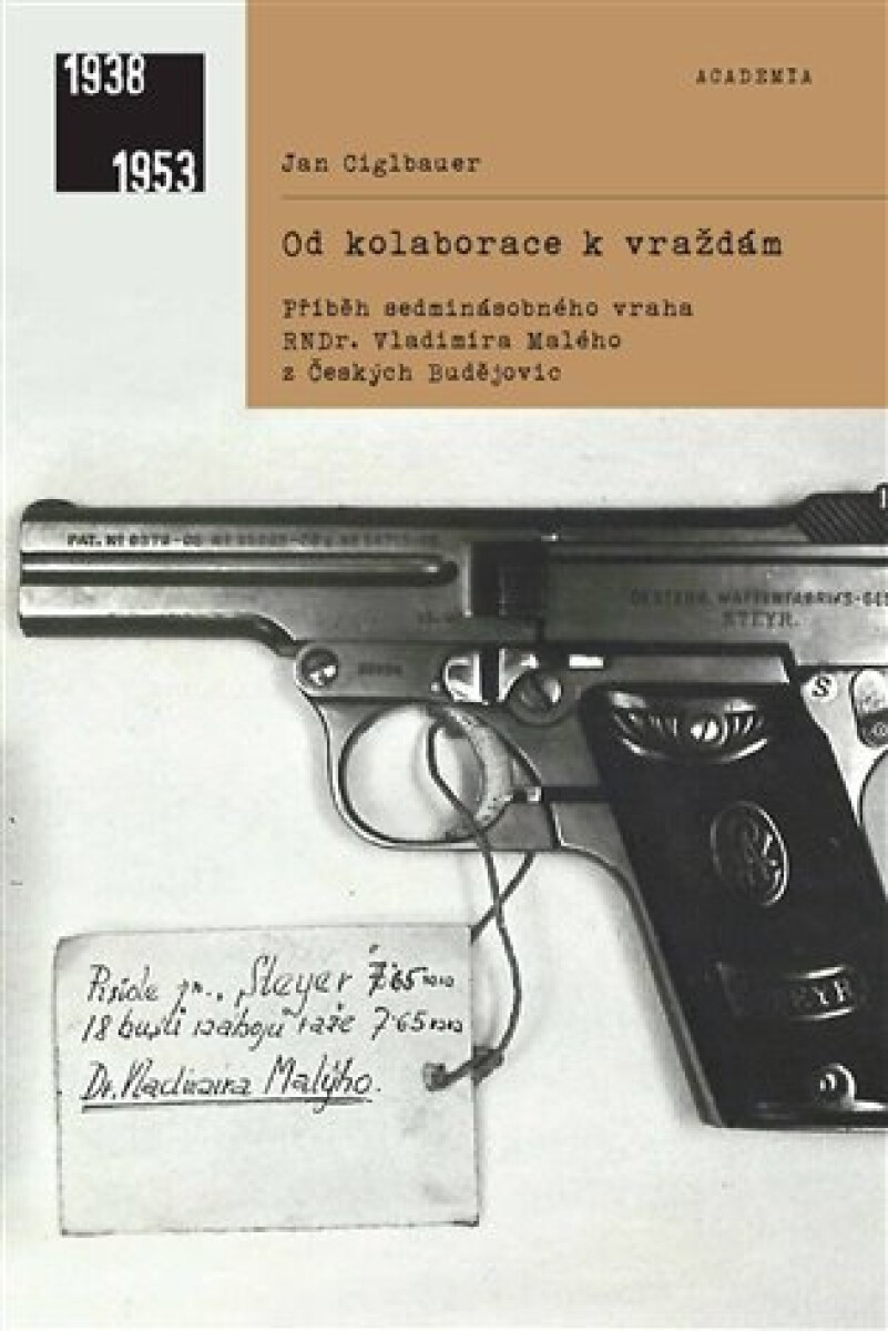 Kniha Od kolaborace k vraždám - Příběh sedminásobného vraha RNDr. Vladimíra Malého z Českých Budějovic