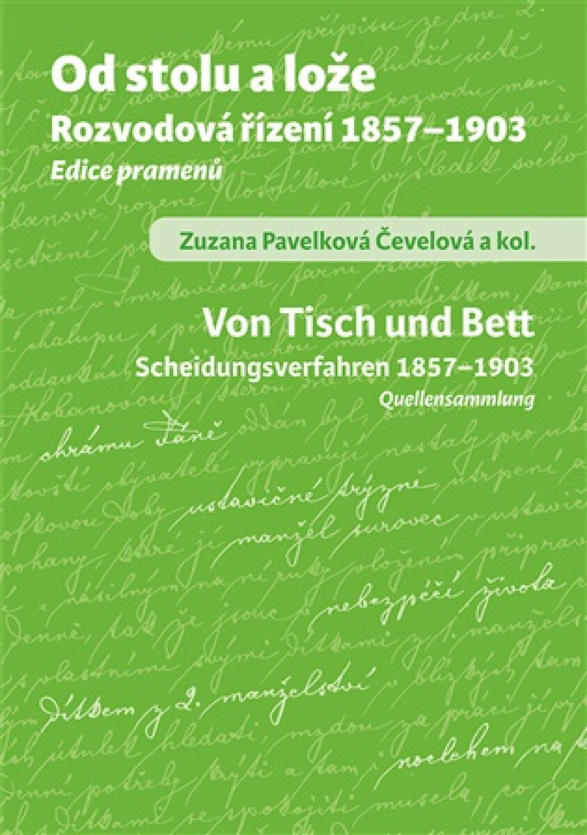 Kniha Od stolu a lože - Rozvodová řízení 1857-1903