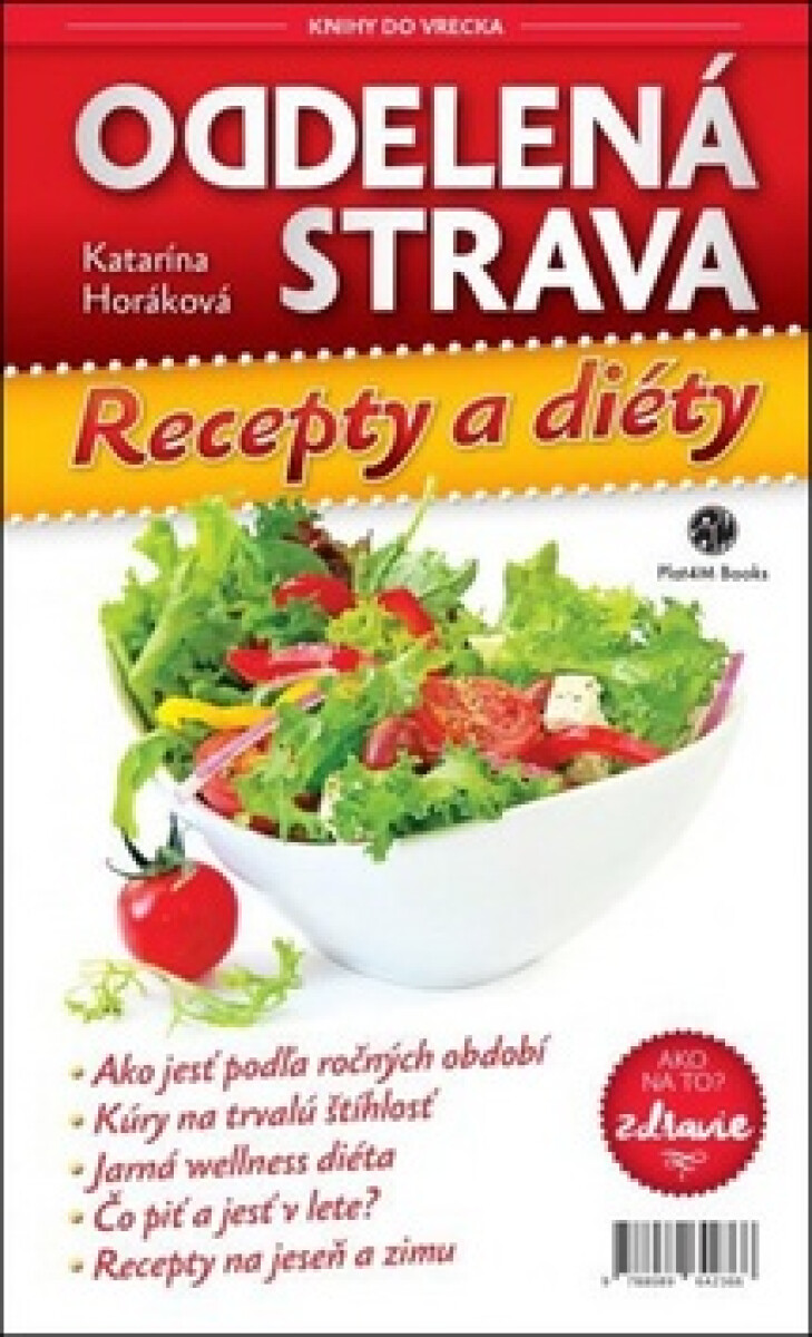 Kniha Oddelená strava Recepty a diéty