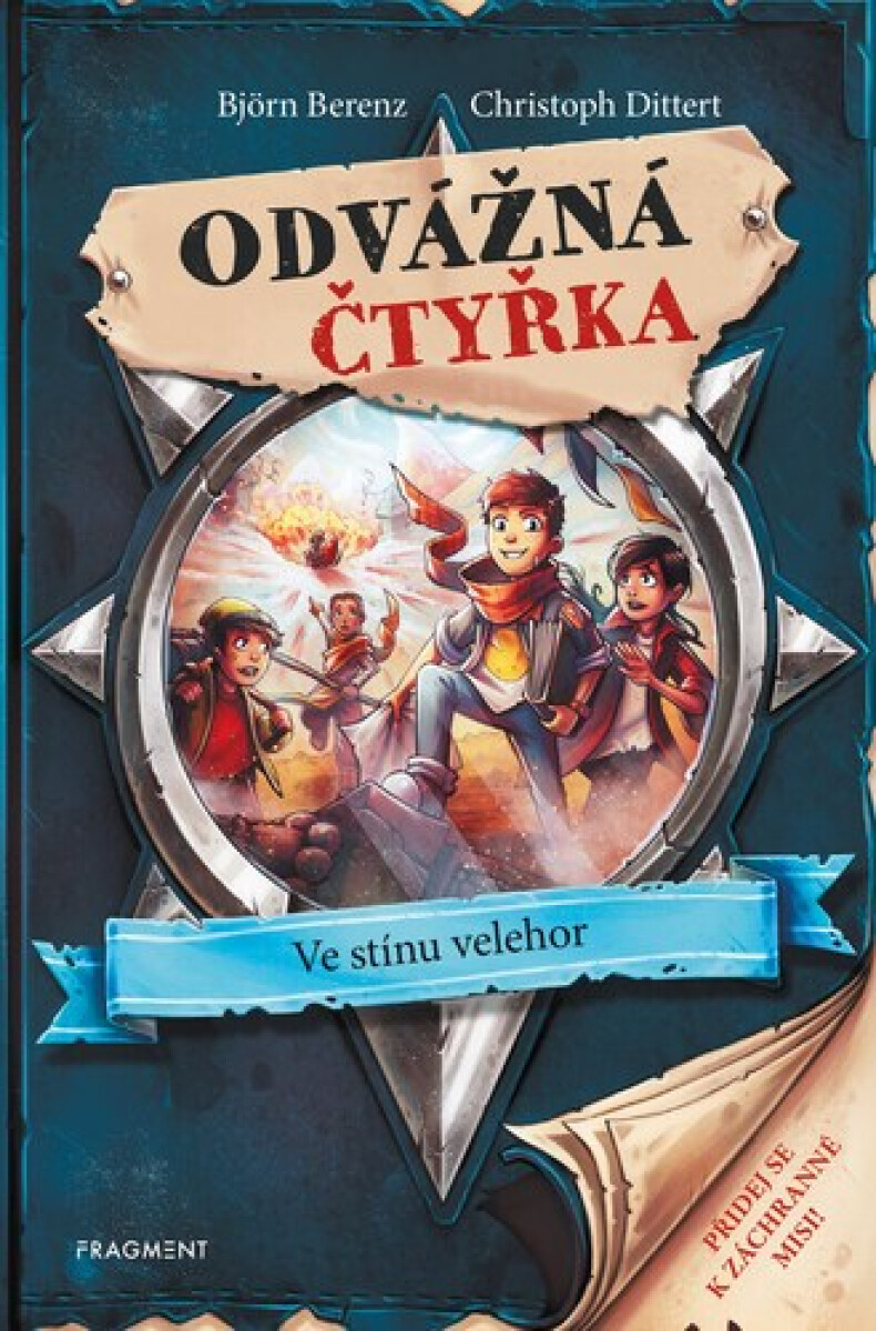 Kniha Odvážná čtyřka: Ve stínu velehor