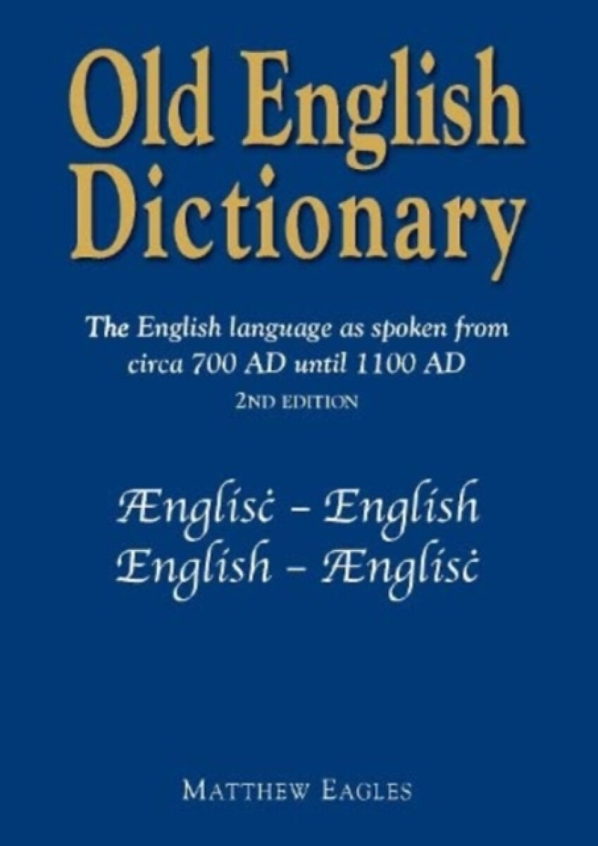 Kniha Old English Dictionary