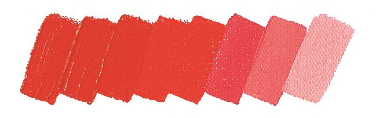 Olejová barva Mussini 35ml – 364 vermilion red hue