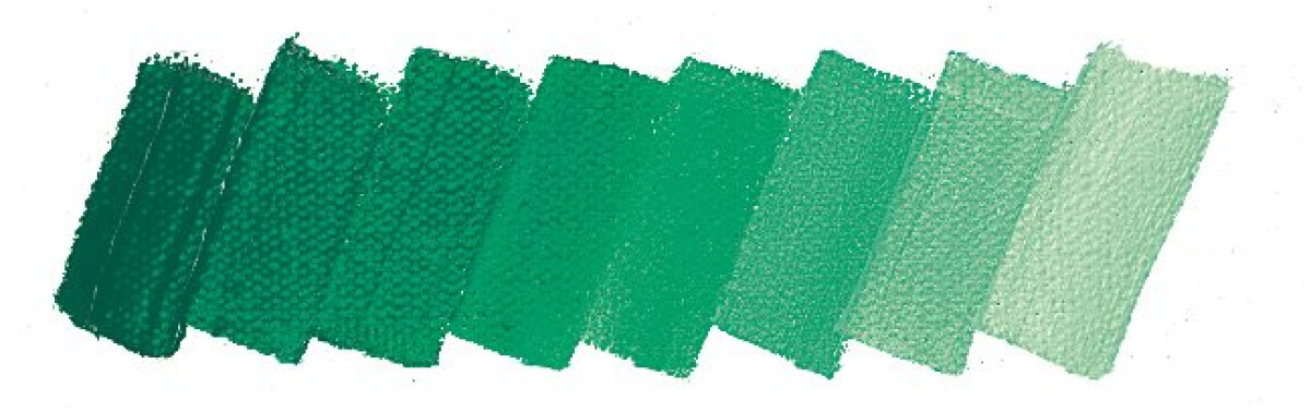 Olejová barva Mussini 35ml – 521 helio green light