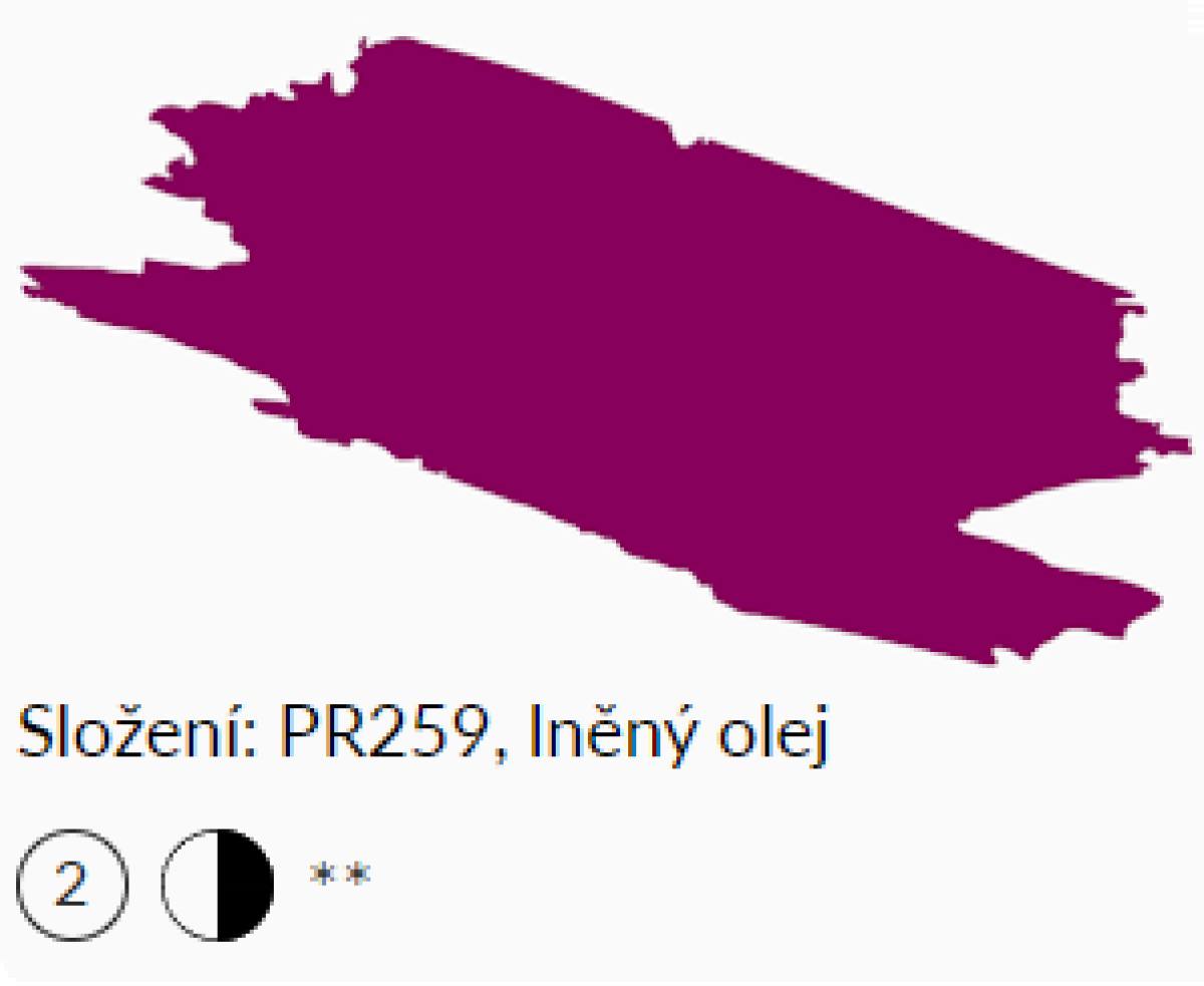Levně Olejová barva Umton 20ml – 0023 Ultramarin růžový