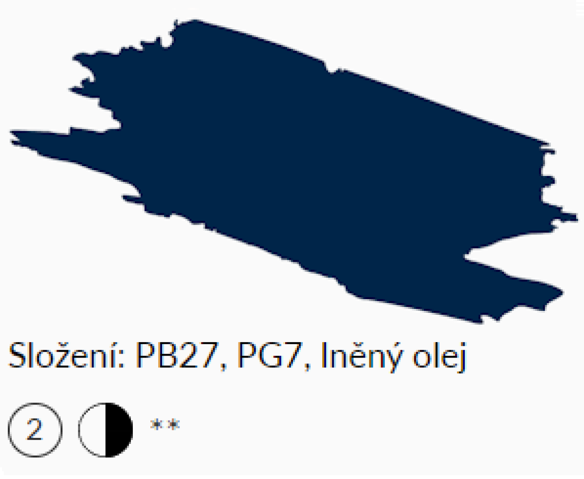 Olejová barva Umton 20ml – 0029 Pruská modř