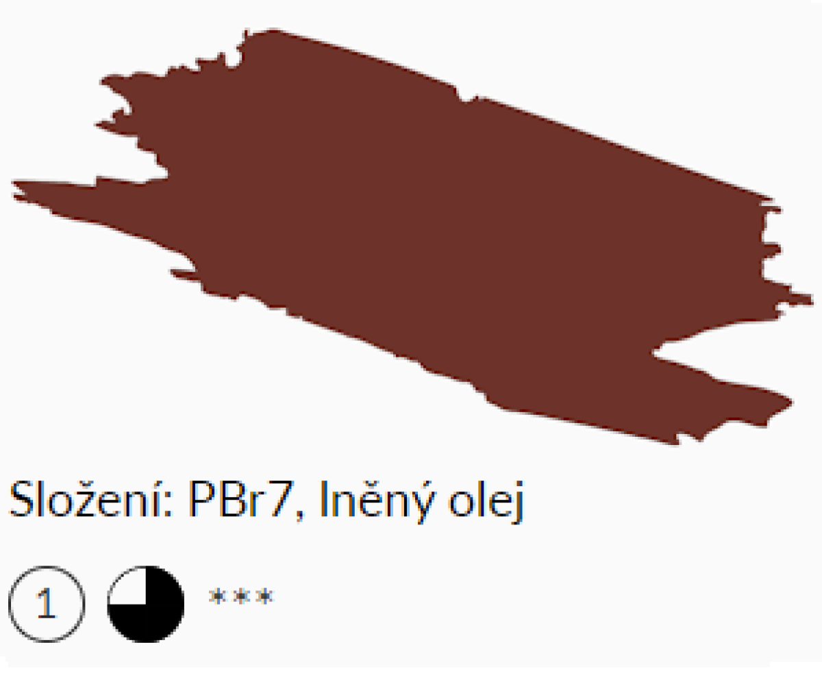 Levně Olejová barva Umton 20ml – 0043 Siena pálená
