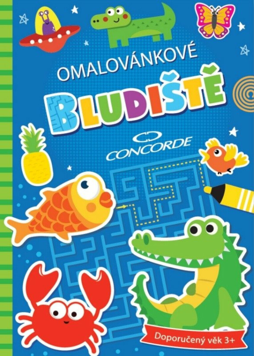 Kniha Omalovánkové bludiště
