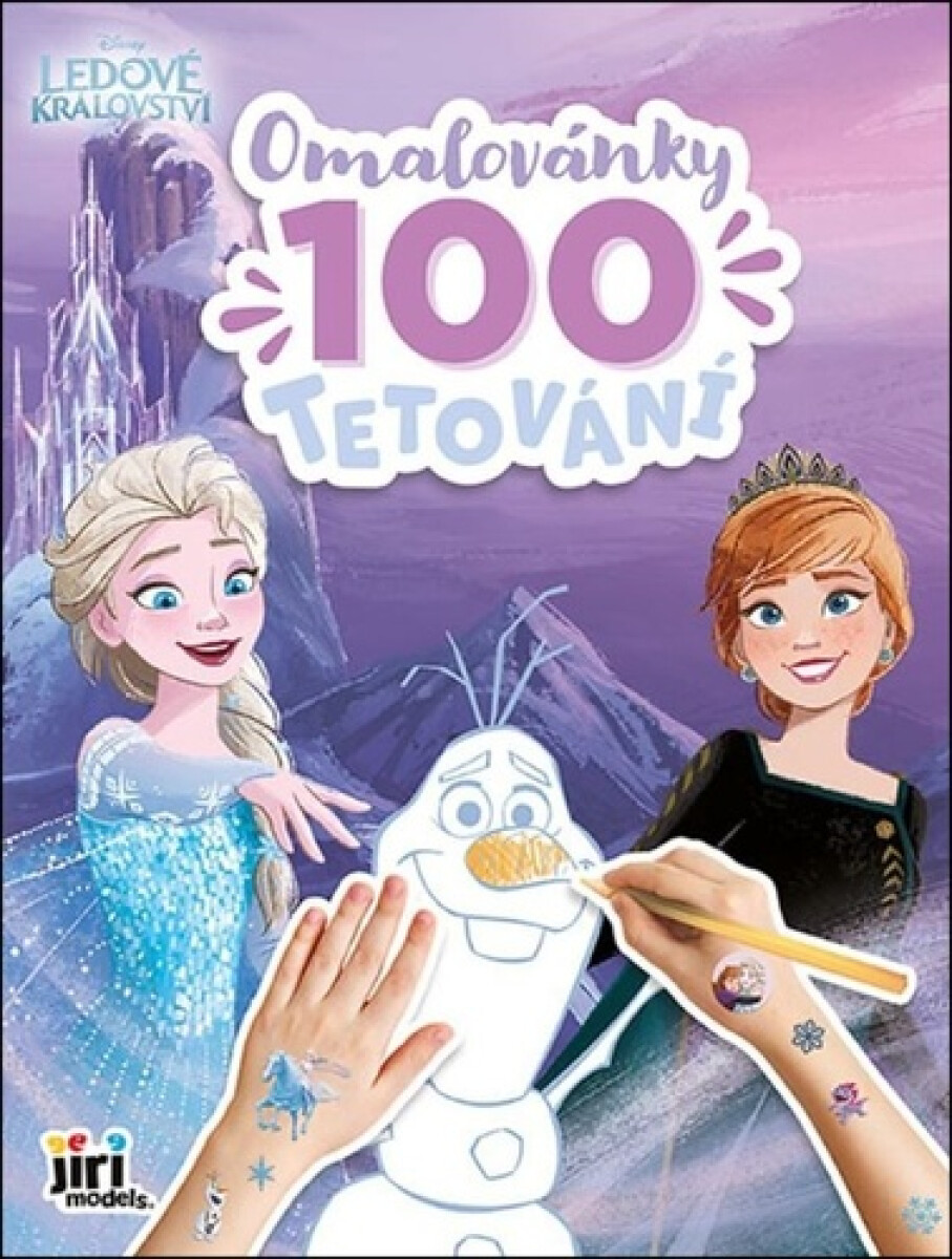 Kniha Omalovánky a 100 tetování Ledové království