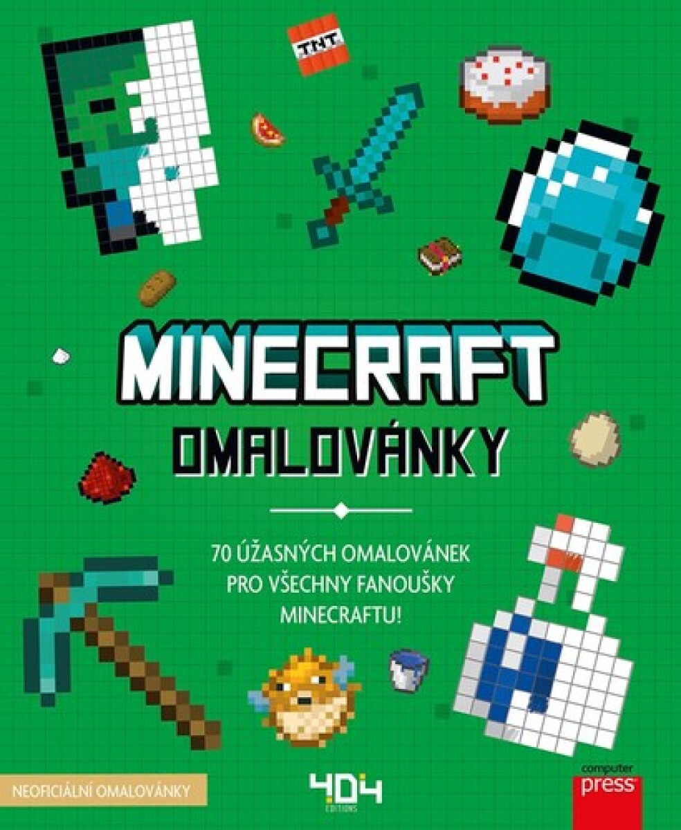 Kniha Omalovánky Minecraft