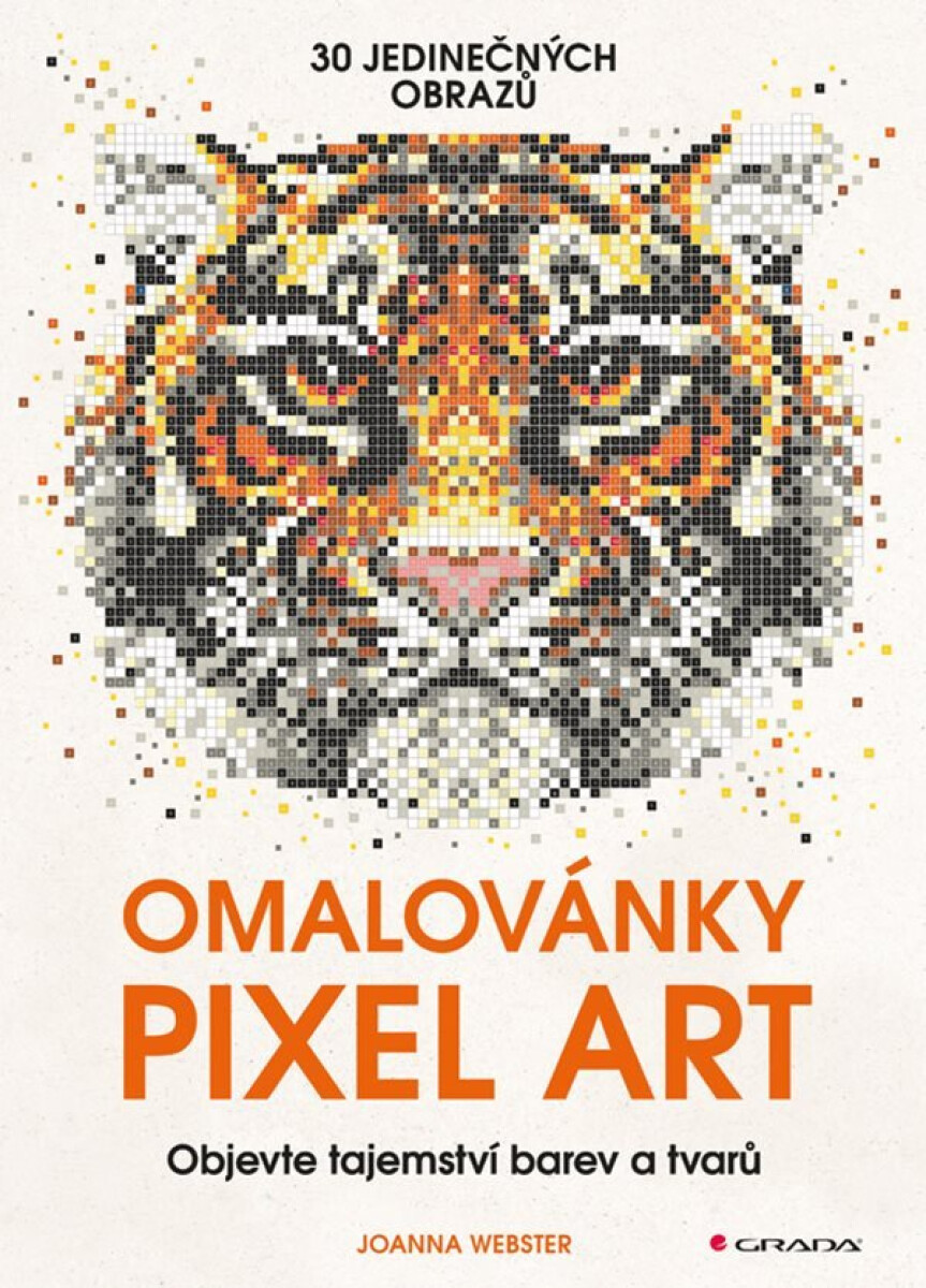 Kniha Omalovánky Pixel Art