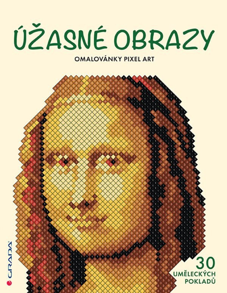 Kniha Omalovánky Pixel - Art Úžasné obrazy