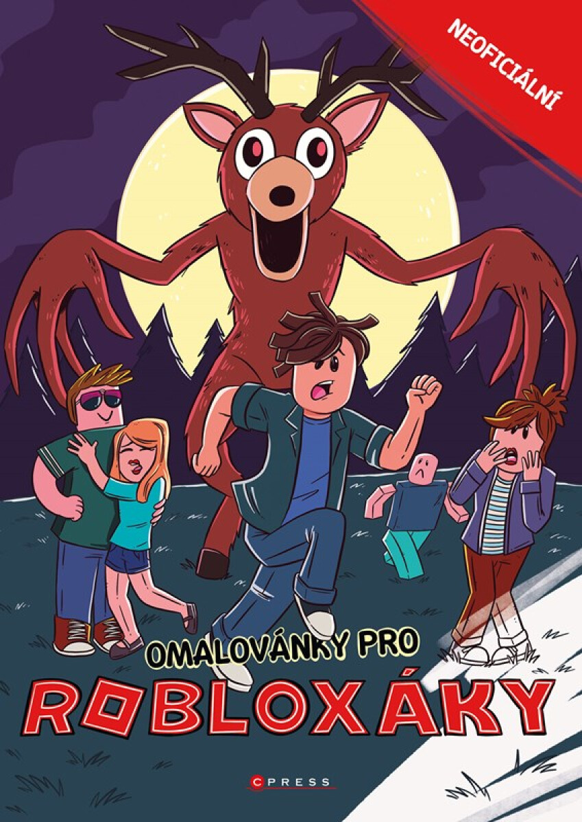 Kniha Omalovánky pro Robloxáky