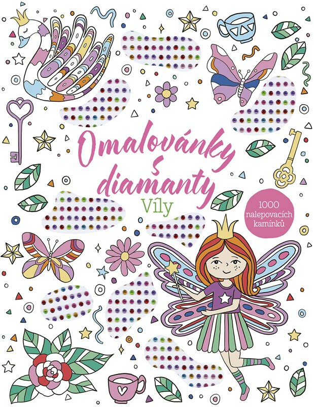 Kniha Omalovánky s diamanty – Víly