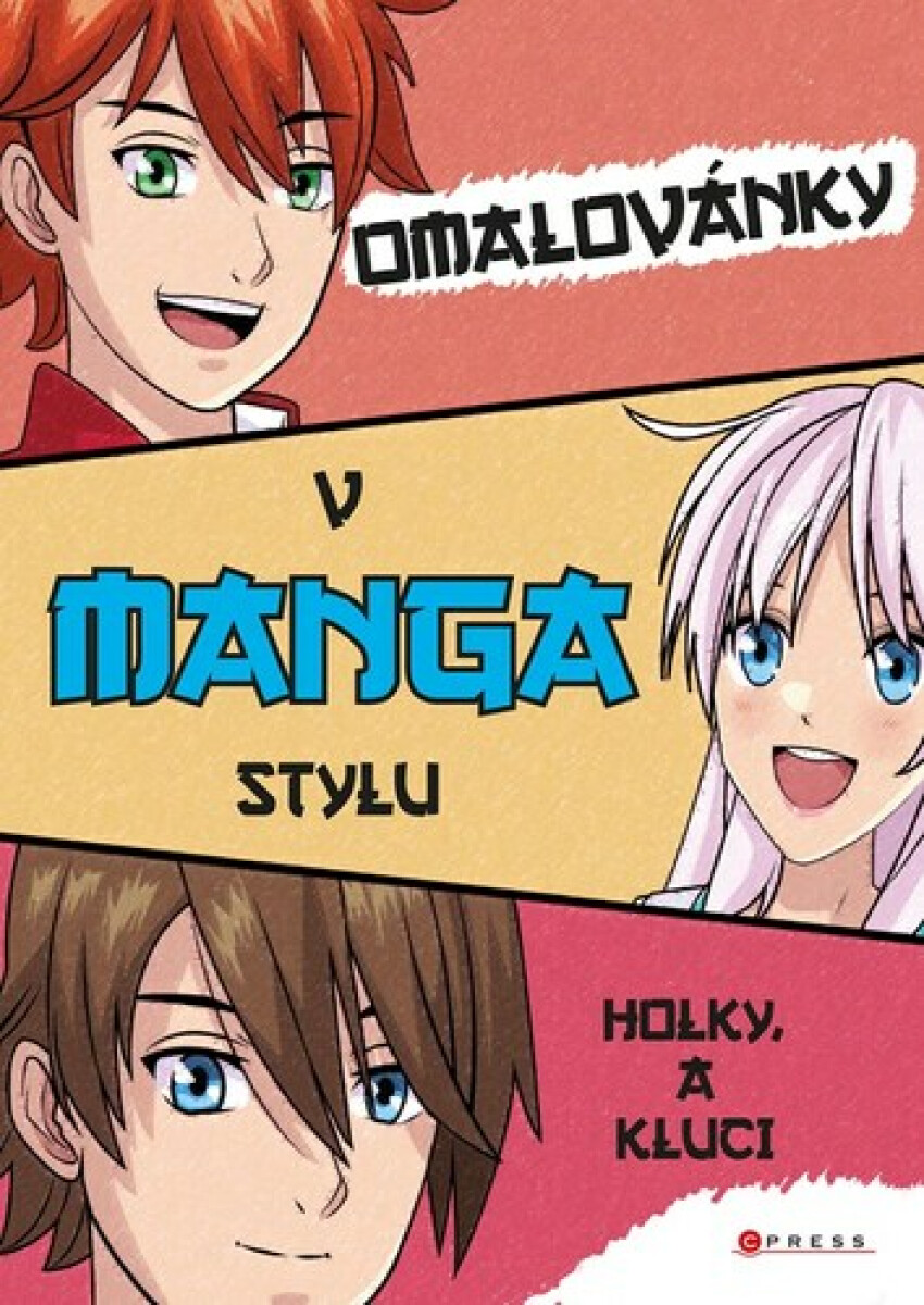 Kniha Omalovánky v manga stylu - Holky a kluci