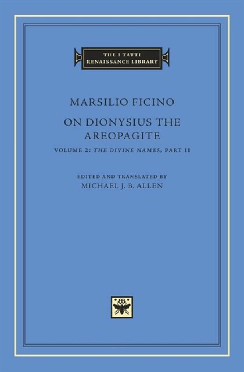 Kniha On Dionysius the Areopagite