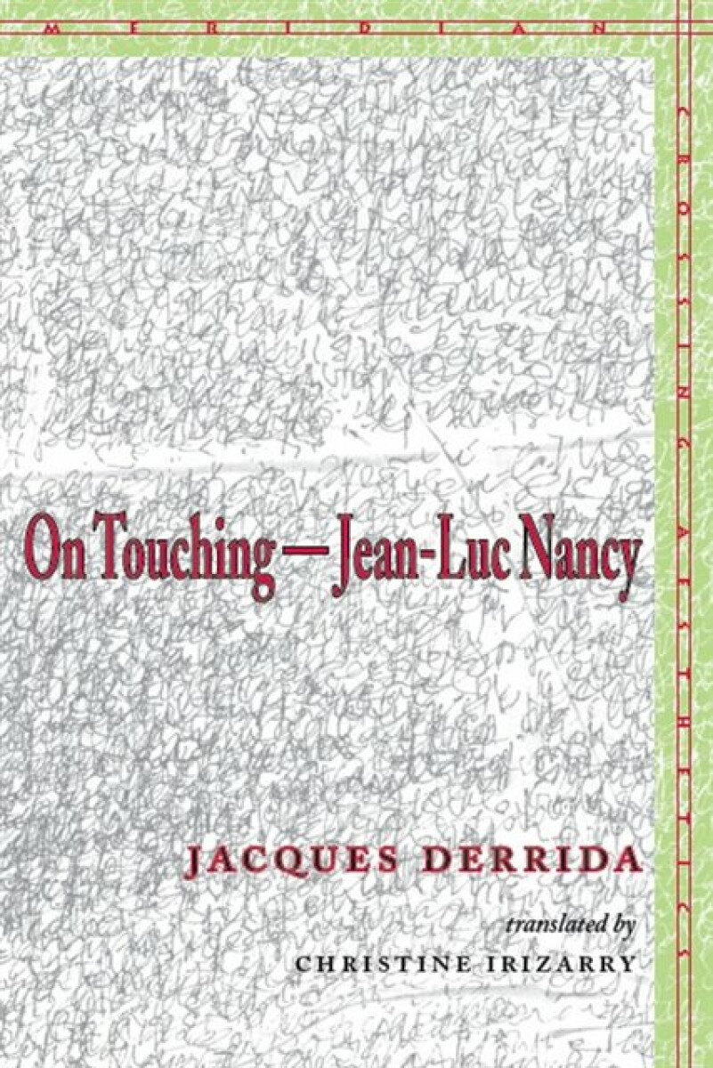 Kniha On TouchingÂ—Jean-Luc Nancy