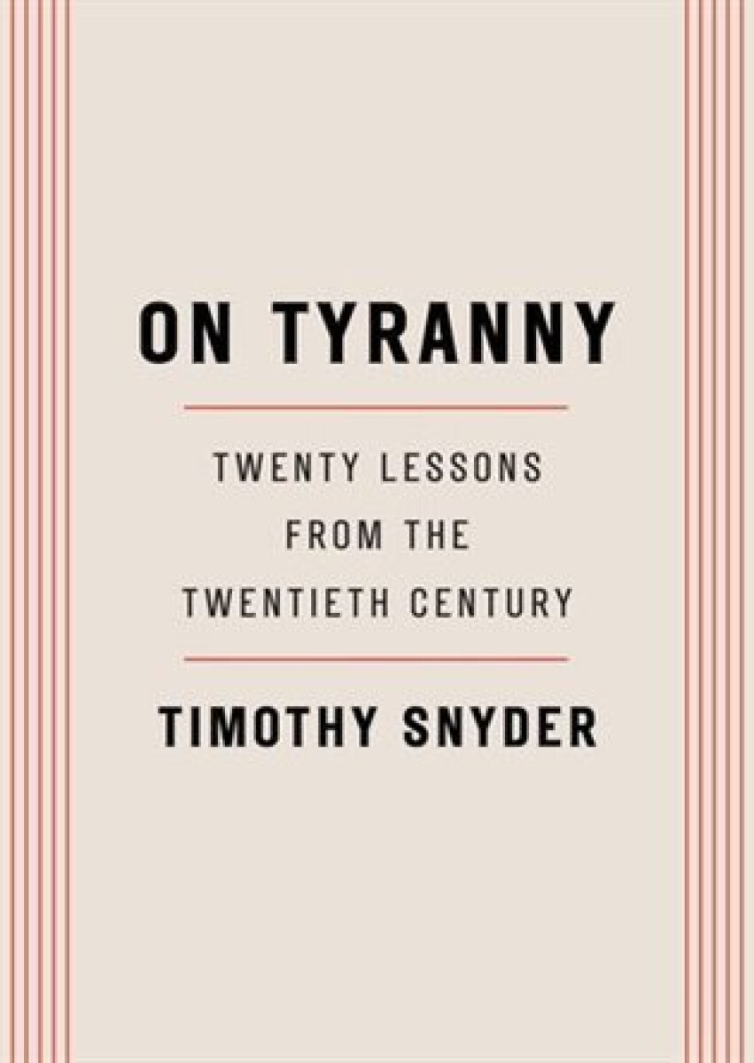 On Tyranny koupíte na Knihydobrovsky.cz