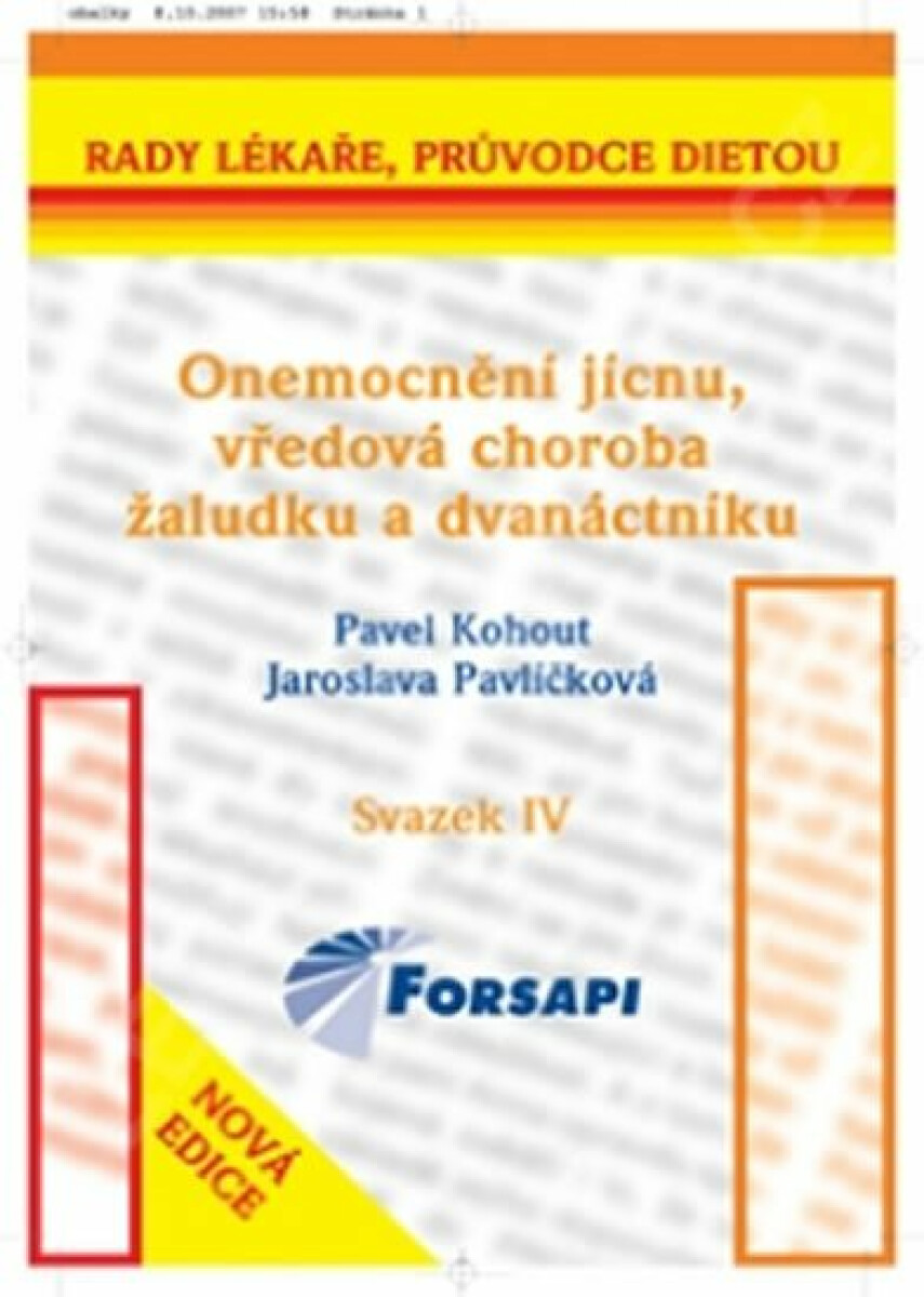 Kniha Onemocnění jícnu, vředová choroba žaludku a dvanáctníku