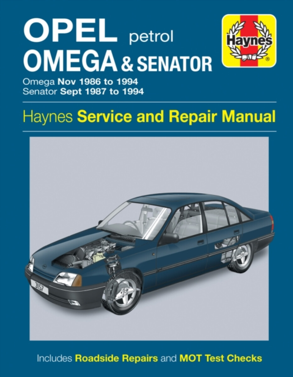 Kniha Opel Omega a Senator Petrol (Nov 86 - 94) Haynes Repair Manual