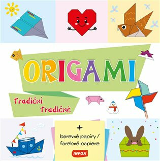 ORIGAMI tradiční +  barevné papíry