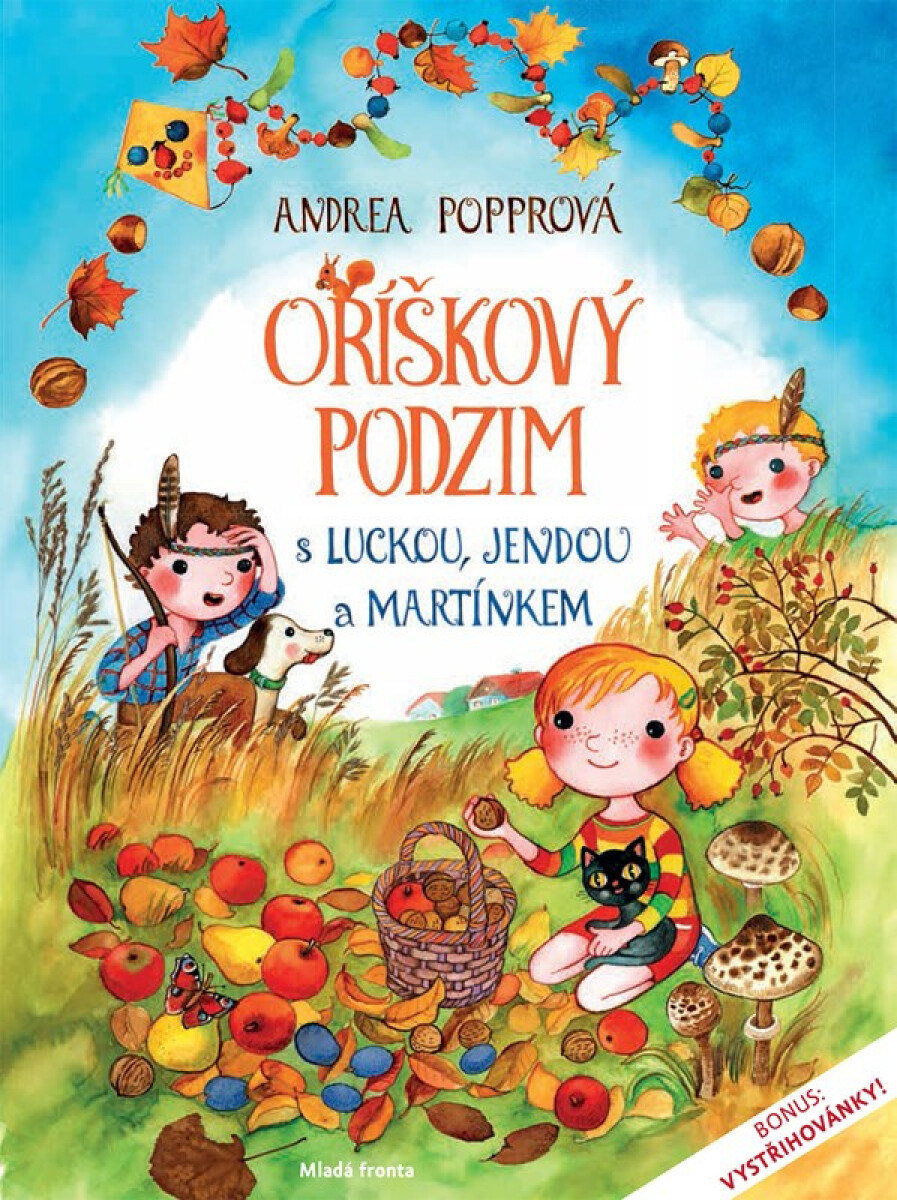 Kniha Oříškový podzim s Luckou, Jendou a Martínkem