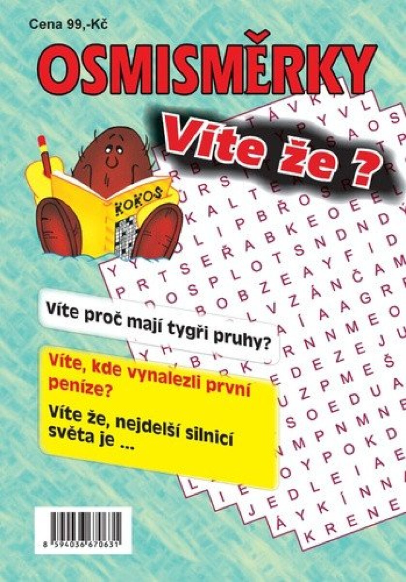Kniha Osmisměrky Víte že?