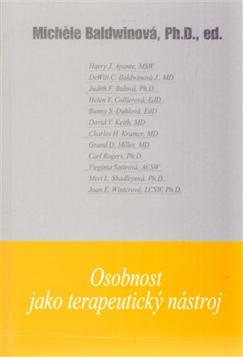 Kniha Osobnost jako terapeutický nástroj