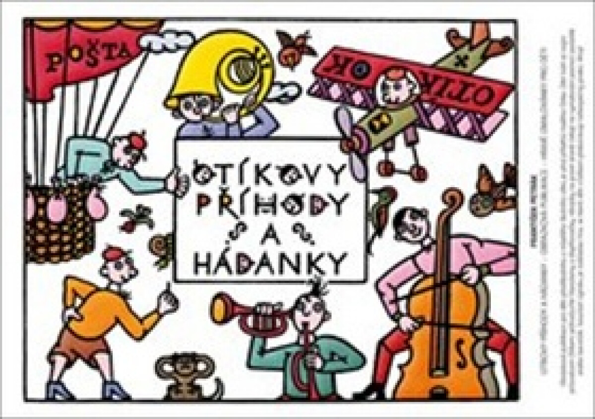 Kniha Otíkovy příhody a hádanky - Hravé omalovánky pro děti