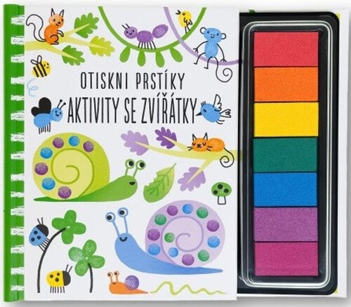 Kniha Otiskni prstíky - Aktivity se zvířátky