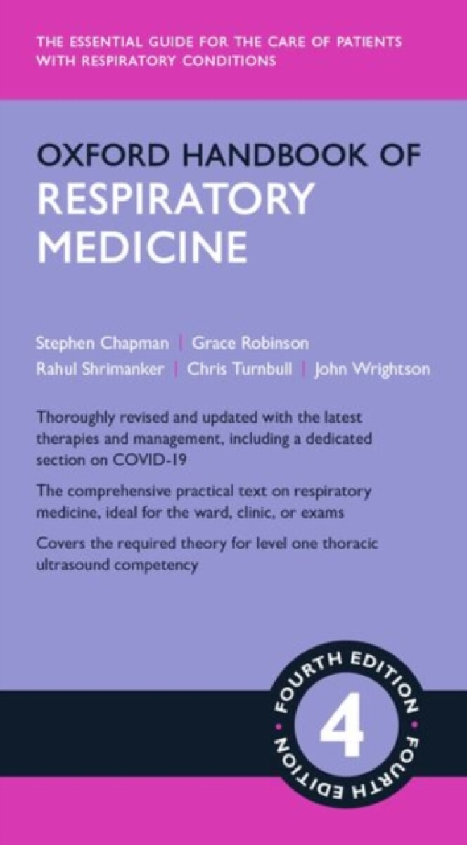 Kniha Oxford Handbook of Respiratory Medicine