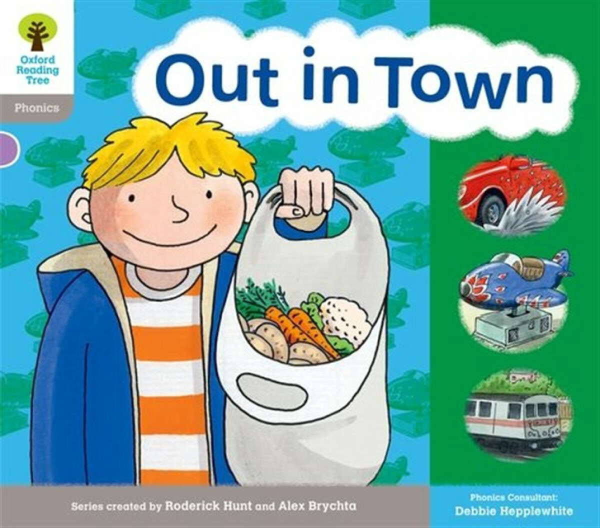 Kniha Oxford Reading Tree: Level 1: Floppy's Phonics: Sounds and Letters: Out in Town