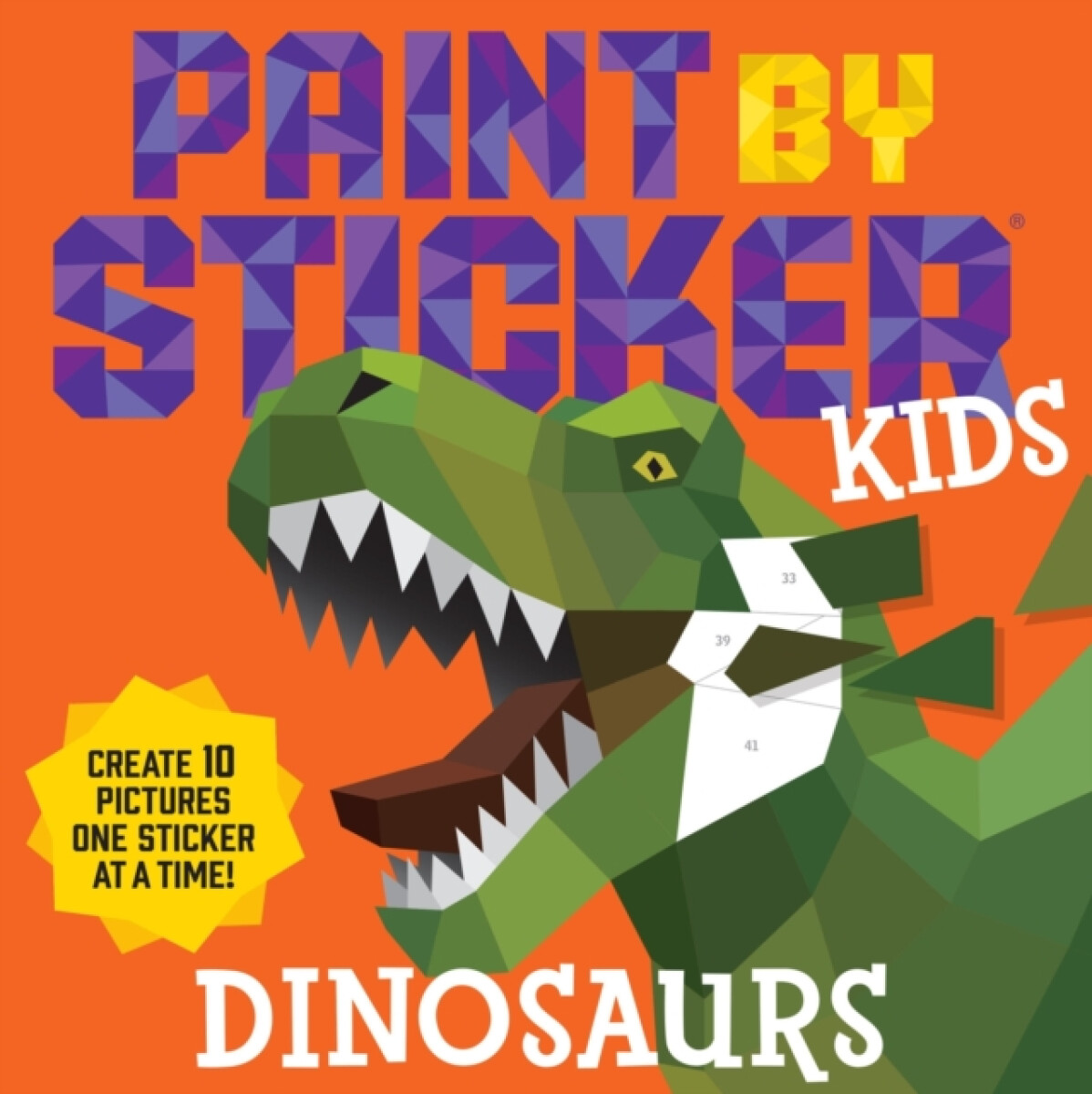 Kniha Paint by Sticker Kids: Dinosaurs