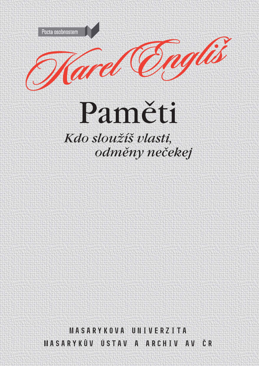 Paměti - Karel Engliš, Martin Hlaváč, Pavel Lhota, František Plhoň