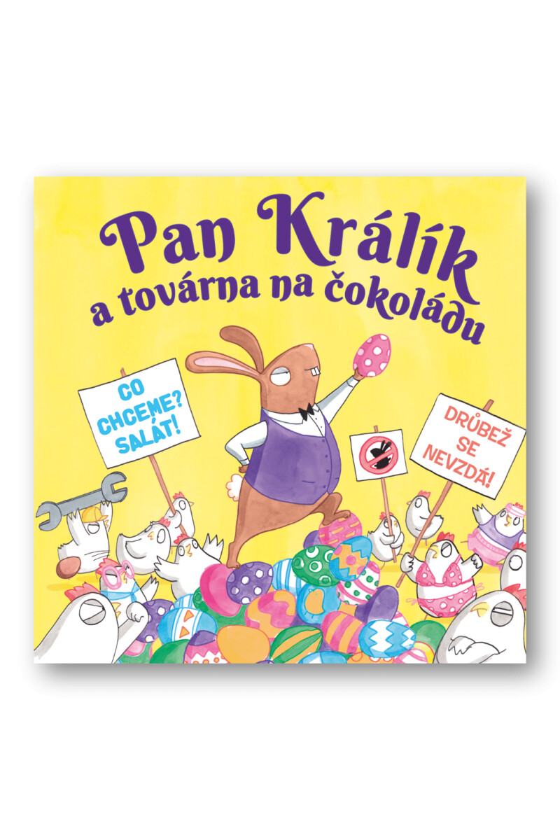 Kniha Pan Králík a továrna na čokoládu Elys Dolan (Defekt)