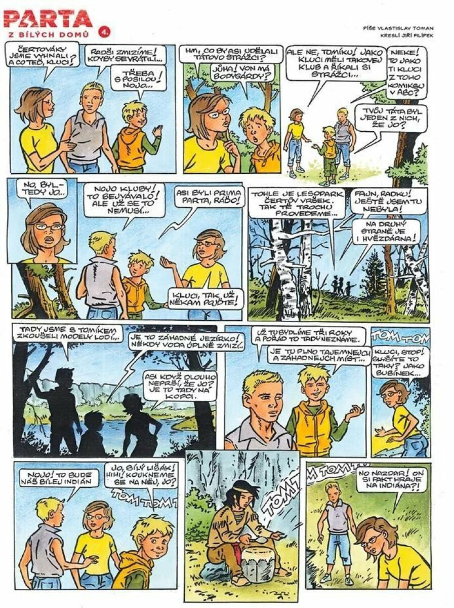 Kniha Parta z bílých domů