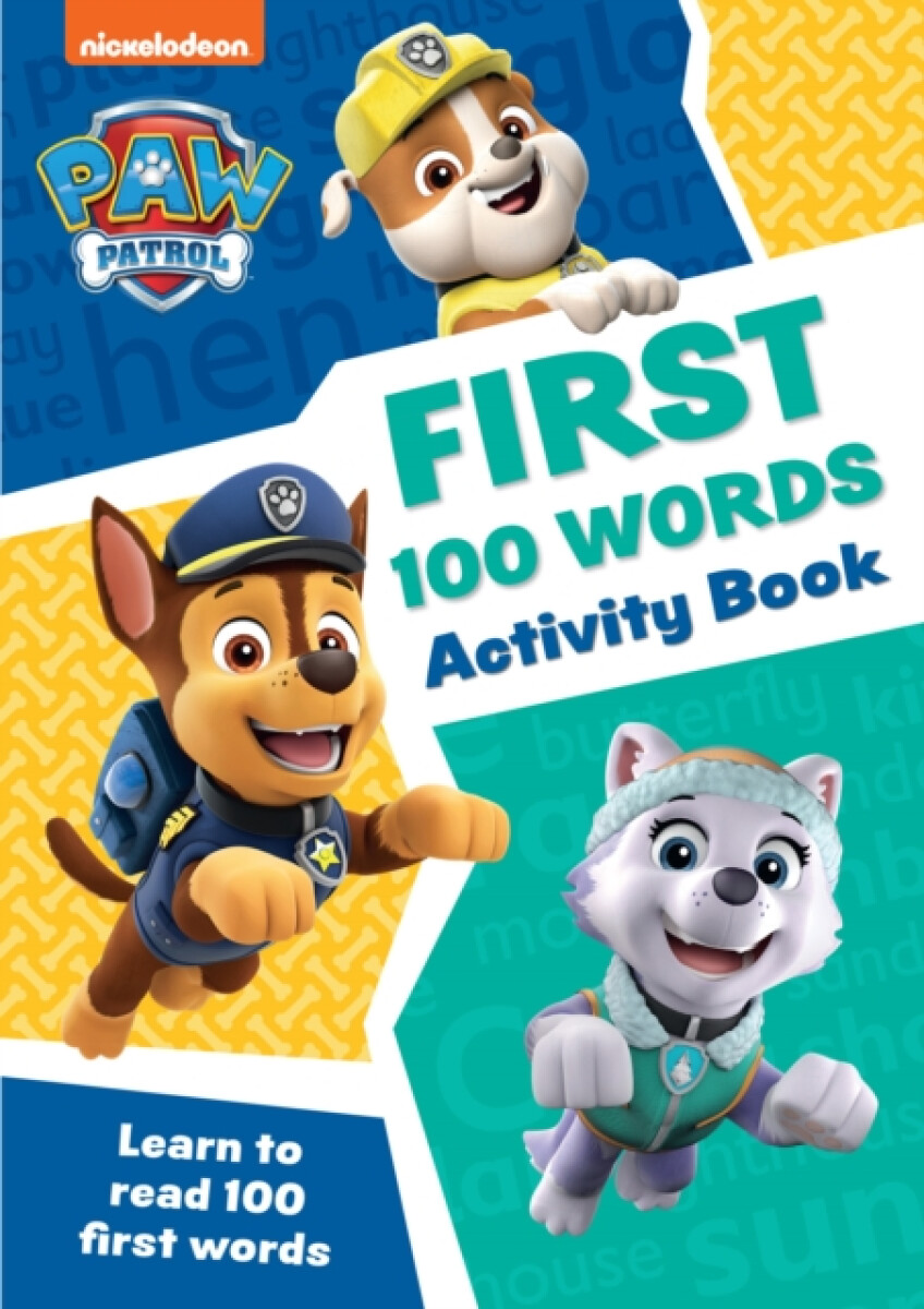 Kniha PAW Patrol First 100 Words Activity Book