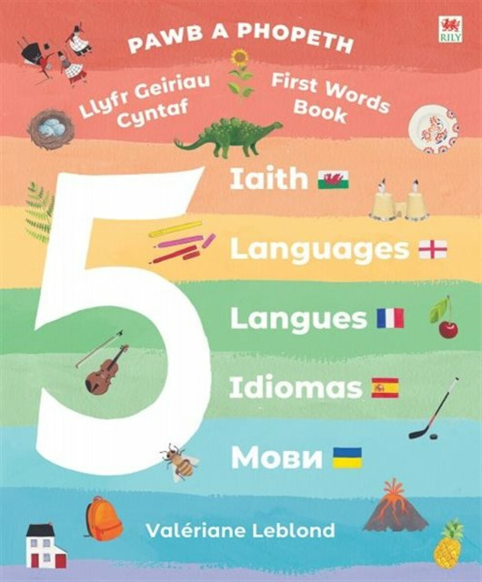 Kniha Pawb a Phopeth: Llyfr Geiriau Cyntaf - 5 Iaith