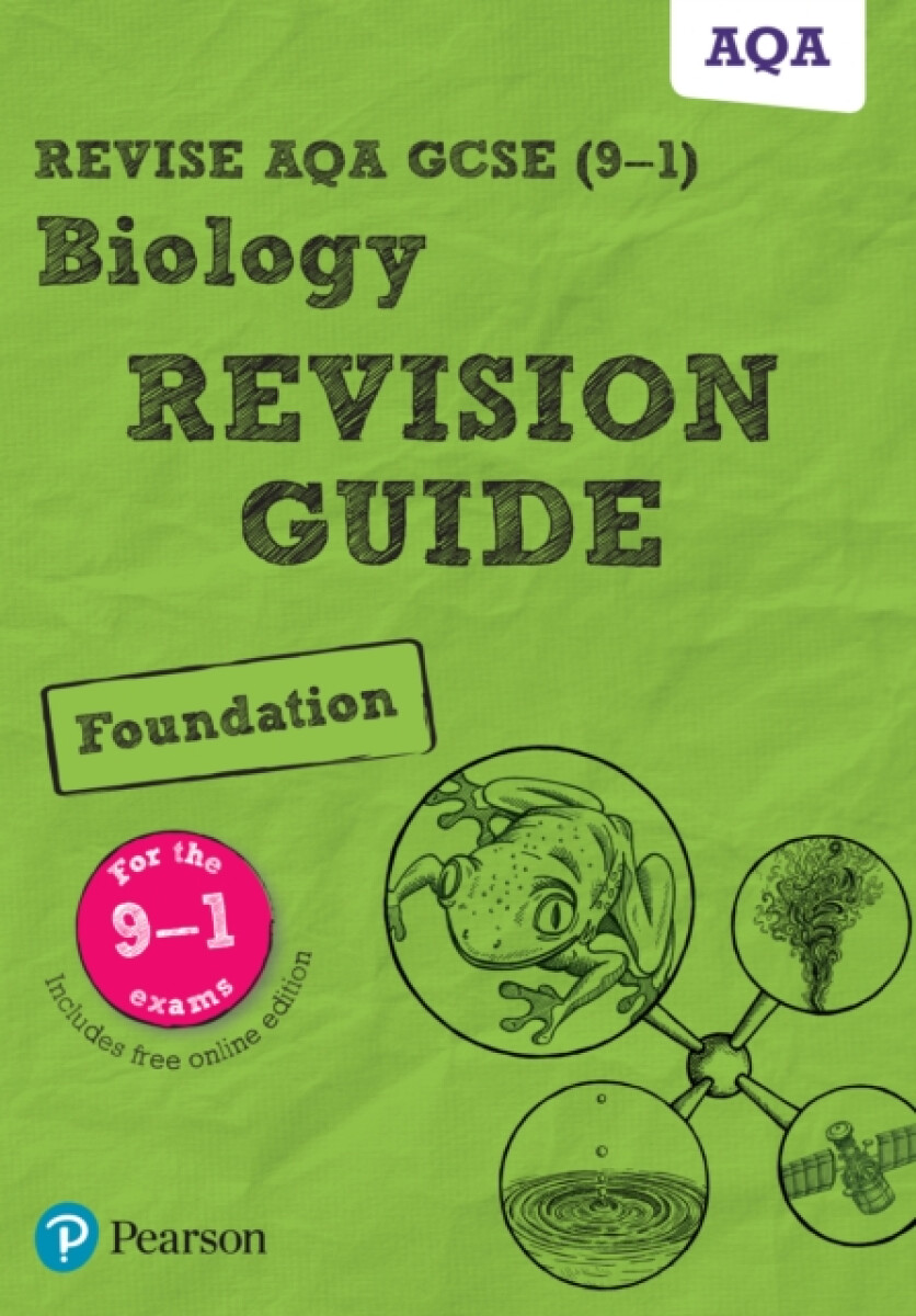 Kniha Pearson REVISE AQA GCSE (9-1) Biology Foundation Revision Guide: For 2024 and 2025 assessments and exams - incl. free online edition