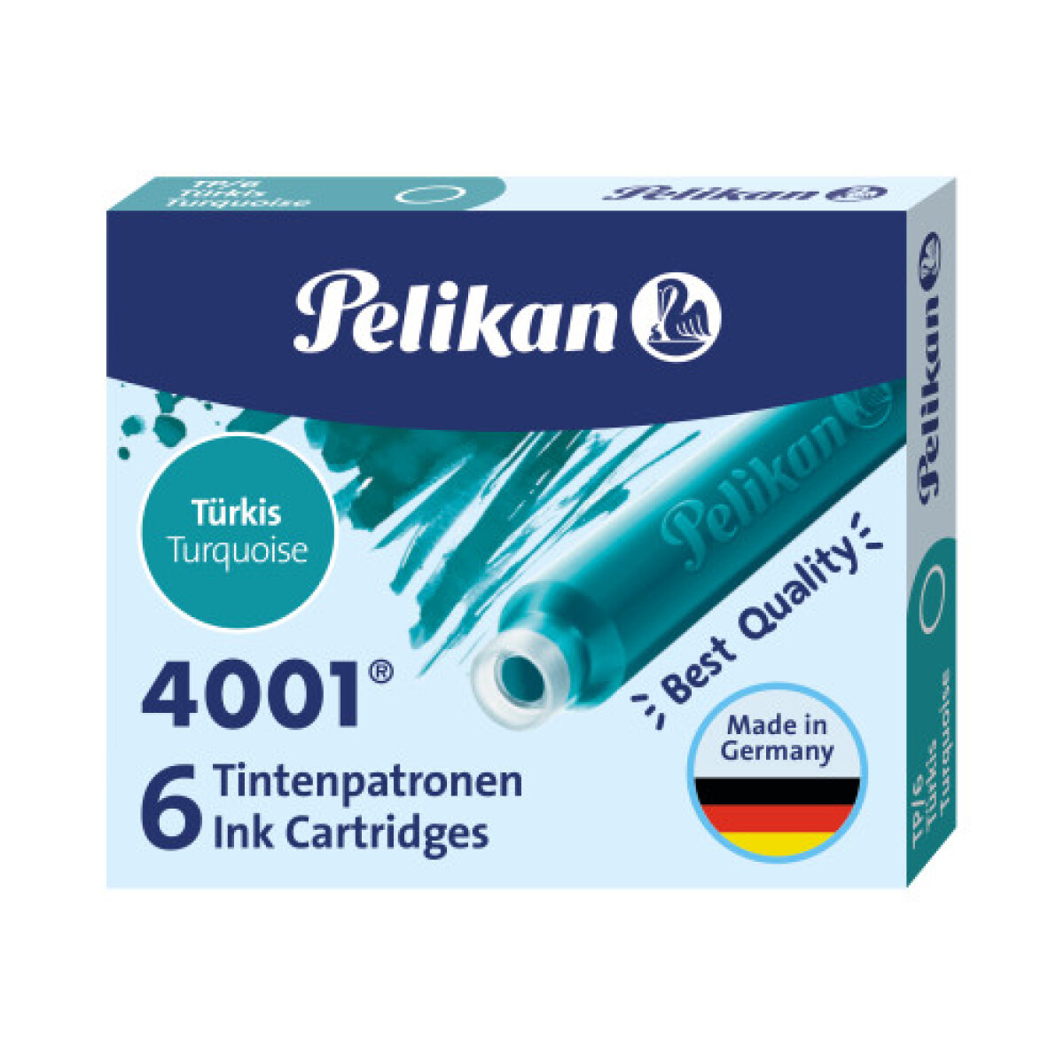 Levně Pelikan - Bombičky inkoustové tyrkysové
