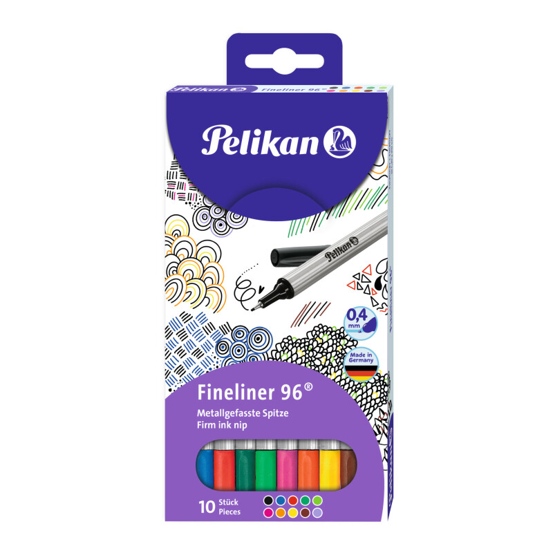 Pelikan - Fineliner 96 10 barev (obrázek 3)