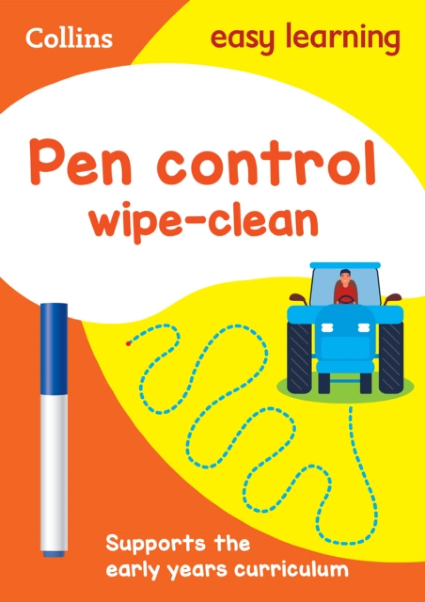 Kniha Pen Control Age 3-5 Wipe Clean Activity Book