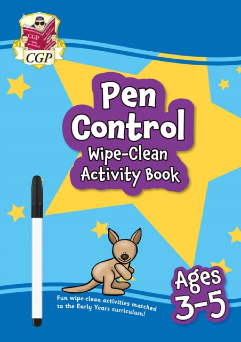 Kniha New Pen Control Wipe-Clean Activity Book for Ages 3-5 (with pen)
