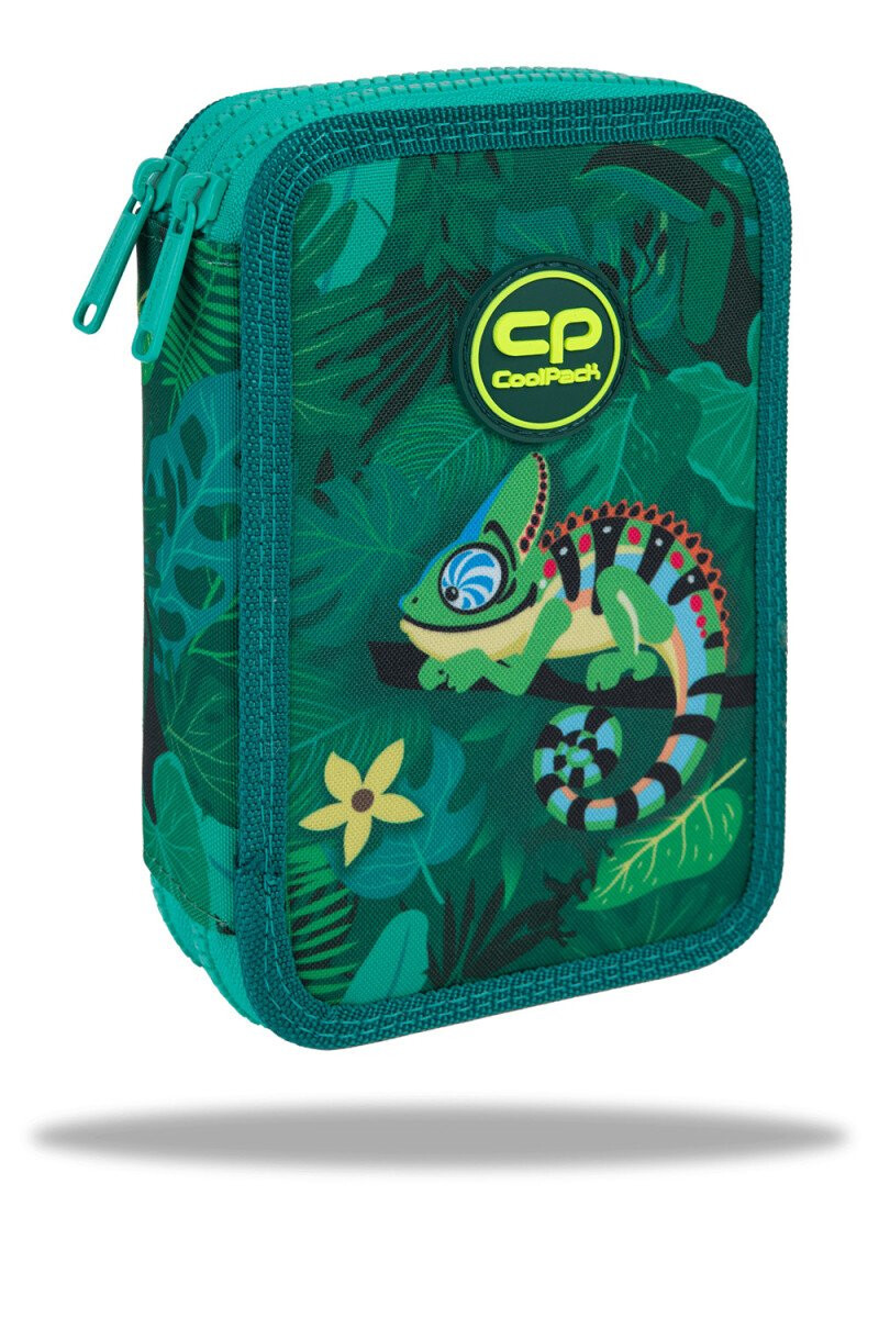 Penál 2 zipy Jumper Tropic