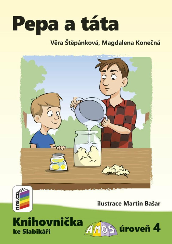 Kniha Pepa a táta (Knihovnička ke Slabikáři AMOS)