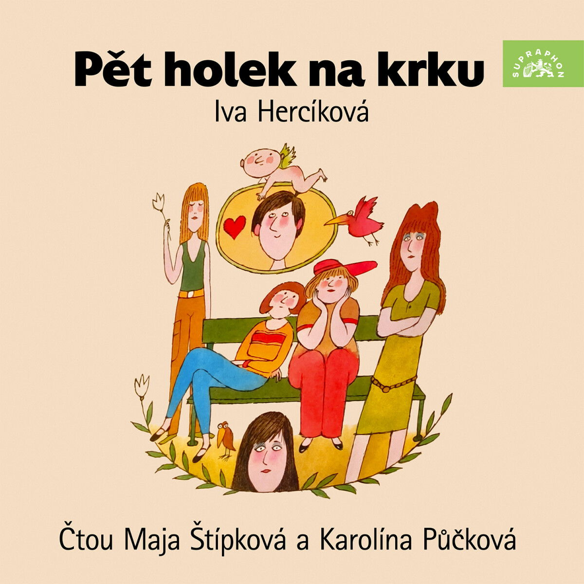 Levně Pět holek na krku - Iva Hercíková - audiokniha