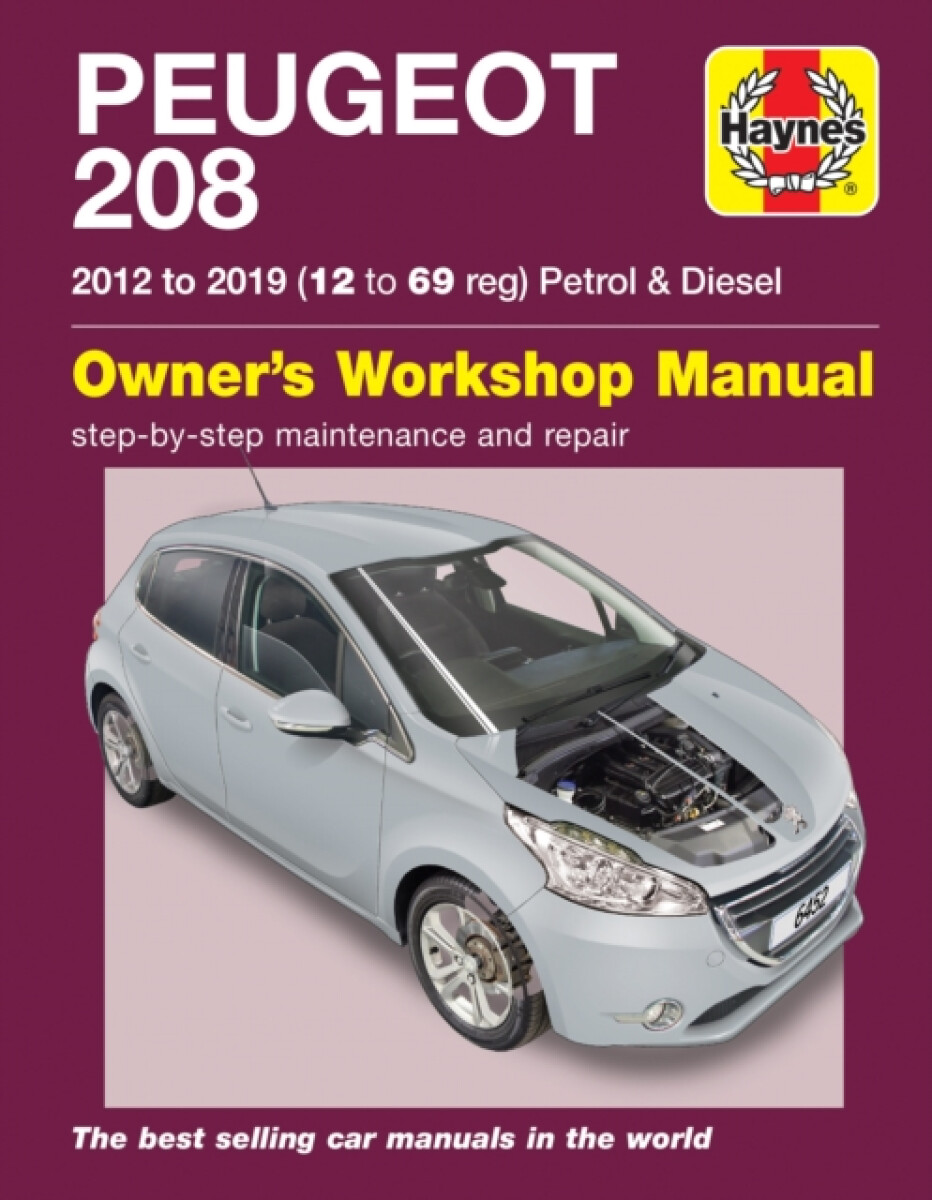 Kniha Peugeot 208 petrol a diesel (2012 to 2019) 12 to 69 reg