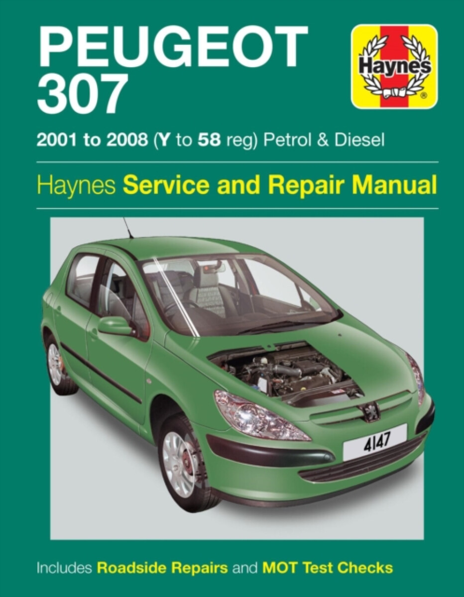 Kniha Peugeot 307 Petrol a Diesel (01 - 08) Haynes Repair Manual