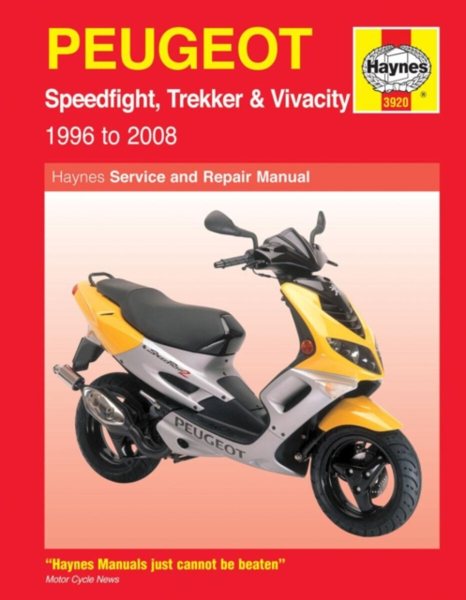 Kniha Peugeot Speedfight, Trekker a Vivacity Scooters ('96 - '08)