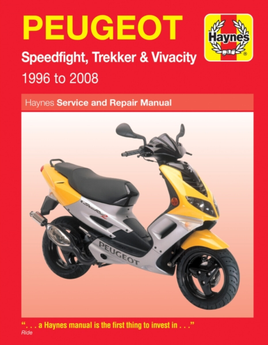 Kniha Peugeot Speedfight, Trekker a Vivacity Scooters ('96 - '08)