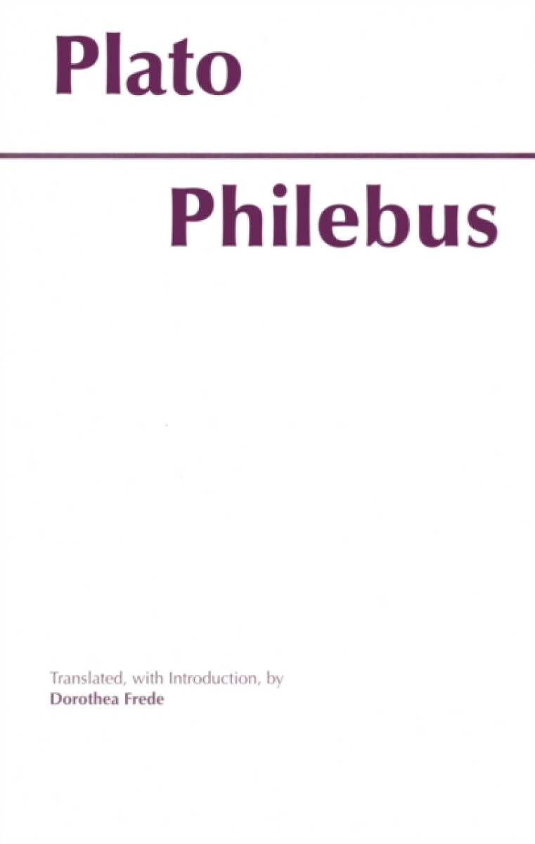 Philebus - Plato